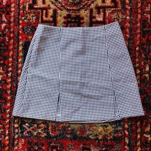 Vtg 90s Black gingham mini skirt 🌻